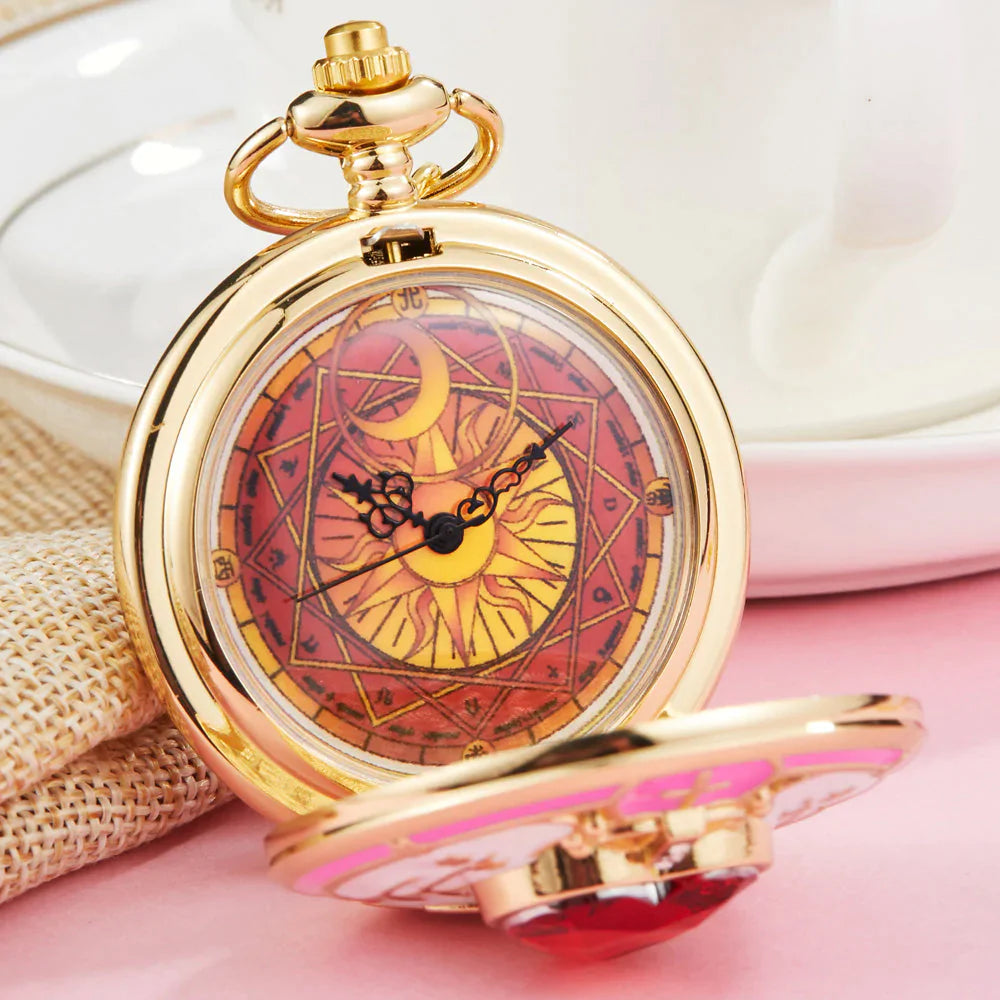  Unisex Unique Glass Magic Array Dial Pendant Necklace Pocket Watch - Unisex Style Watches - DYAVOR® 