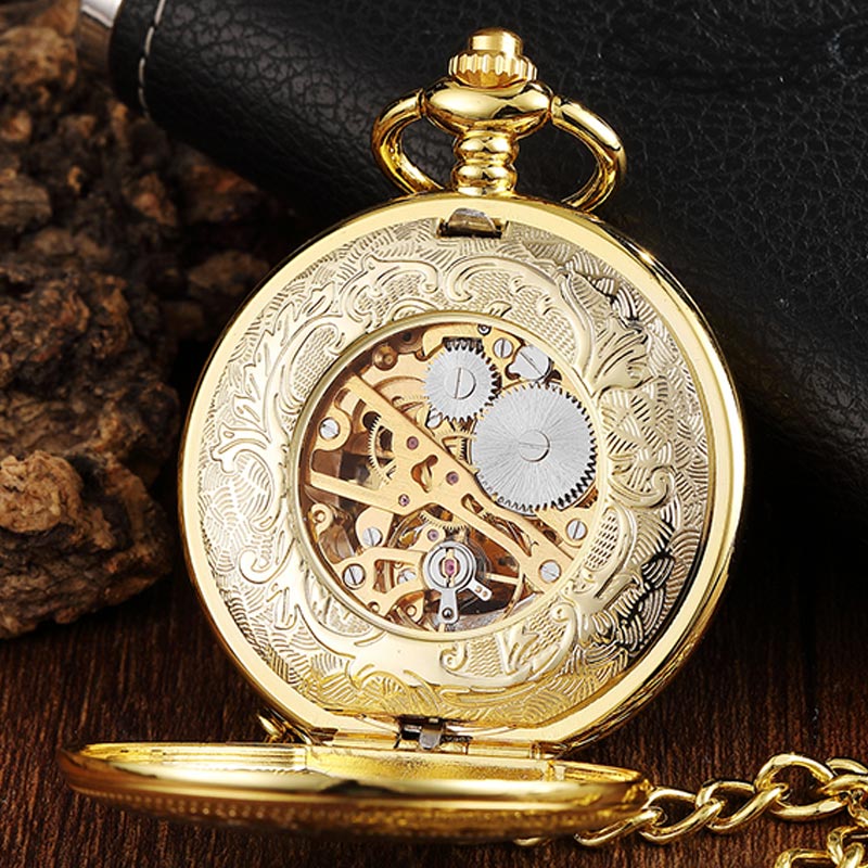  Unisex Vintage Double Side Steampunk Hollow Deer Pattern Fob Pocket Watch - Unisex Style Watches - DYAVOR® 