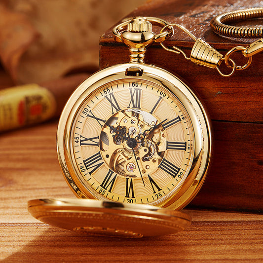  Unisex Vintage Fashion Mechanical Hand Wind Simple Fob Pocket Watch - Unisex Style Watches - DYAVOR® 
