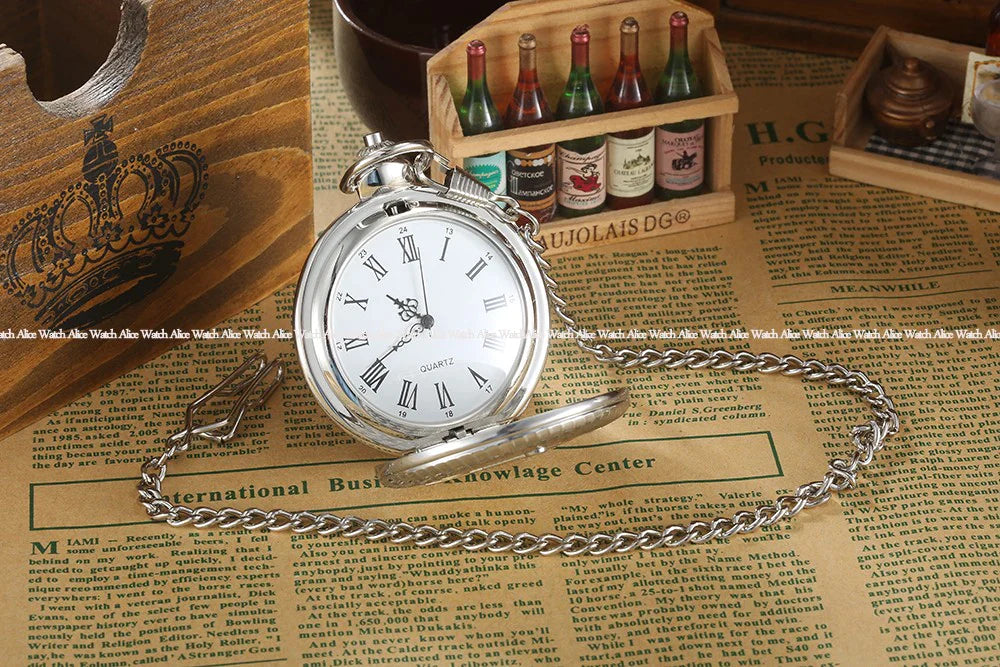  Unisex Vintage Big Dial Free Mason Unidirectional Quartz Pocket Fob Watch - Unisex Style Watches - DYAVOR® 