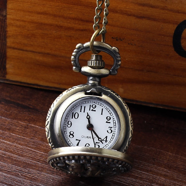  Vintage Small Bird Flower Pattern Arabic Numerals Dial Hollow Pocket Watch - Unisex Style Watches - DYAVOR® 