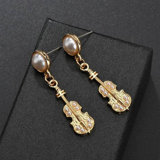  Violin Earrings - Violin Earrings - DYAVOR® 