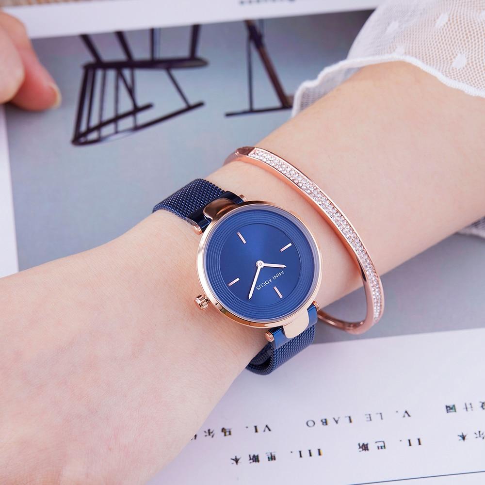 Women Luxury Rose Gold Ultra-Thin Simple Dress Quartz Watches