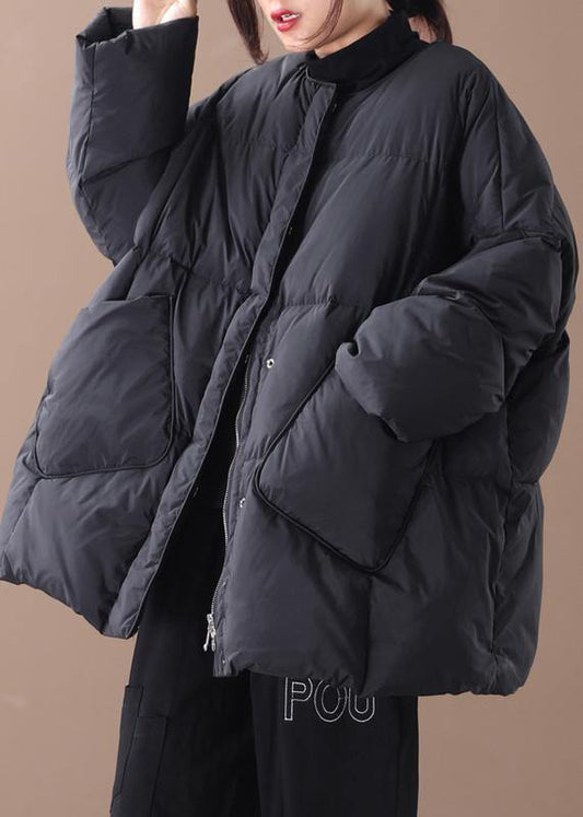  women oversized winter jacket winter coats black Button Down coat -  - DYAVOR® 