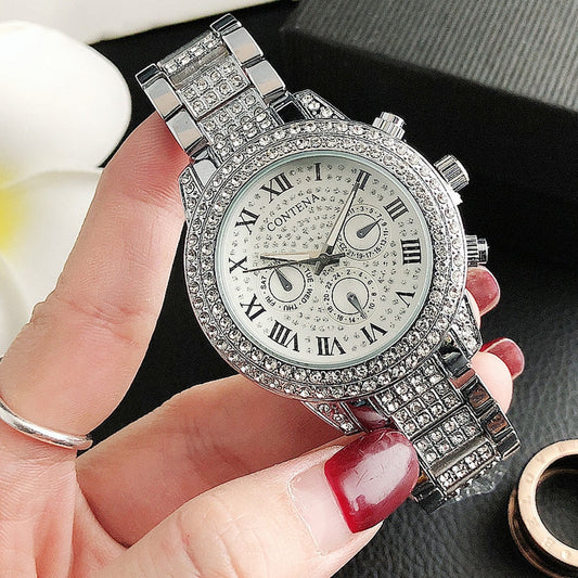  Women's Casual Fashion Folding Clasp with Safety Crystal Diamond Watches - Watches for Women - DYAVOR® 