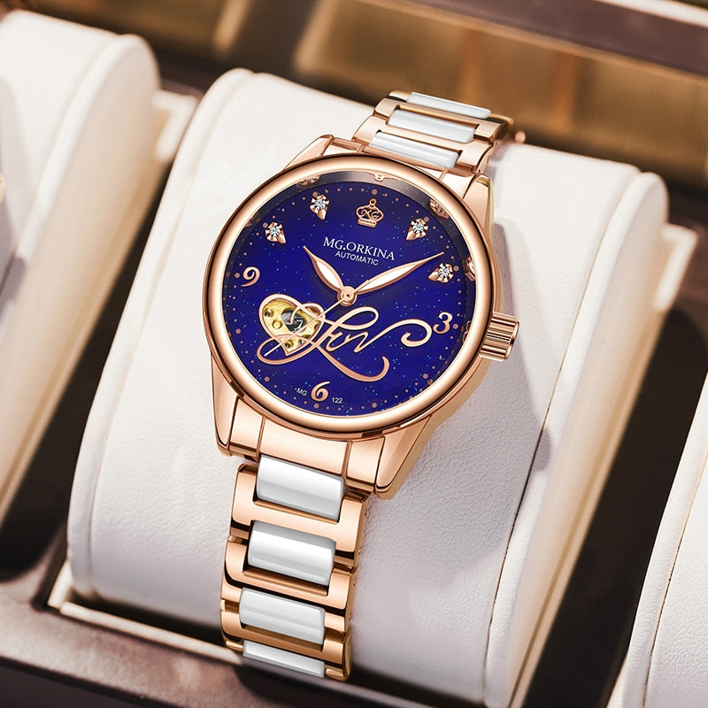  Women's Casual Hollow Steel Strap Luminous Hands Bracelet Wristwatches - Watches for Women - DYAVOR® 