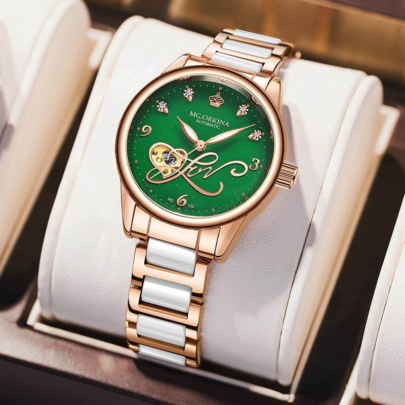  Women's Casual Hollow Steel Strap Luminous Hands Bracelet Wristwatches - Watches for Women - DYAVOR® 