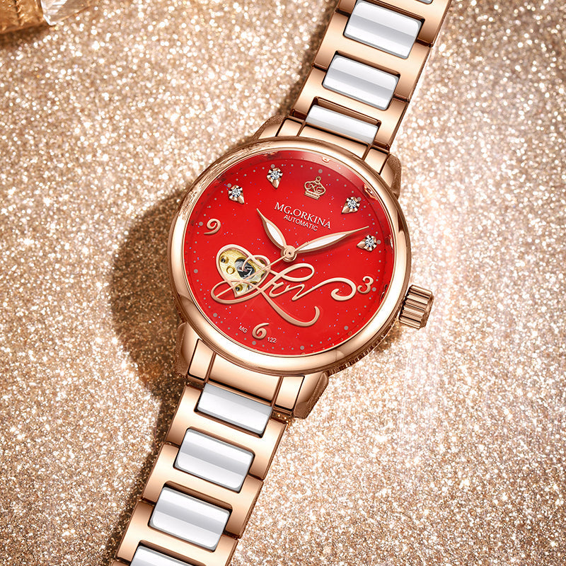  Women's Casual Hollow Steel Strap Luminous Hands Bracelet Wristwatches - Watches for Women - DYAVOR® 