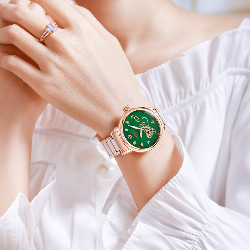  Women's Casual Hollow Steel Strap Luminous Hands Bracelet Wristwatches - Watches for Women - DYAVOR® 
