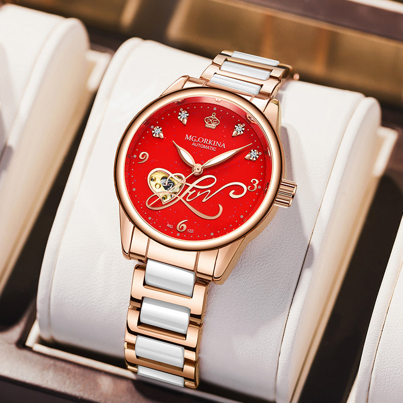  Women's Casual Hollow Steel Strap Luminous Hands Bracelet Wristwatches - Watches for Women - DYAVOR® 