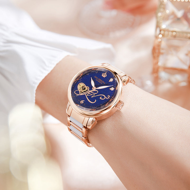  Women's Casual Hollow Steel Strap Luminous Hands Bracelet Wristwatches - Watches for Women - DYAVOR® 