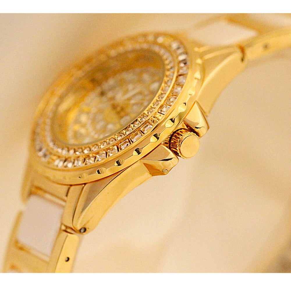  Women's Elegant Quartz Analog Ceramic Stainless Steel Water Resistant Watch - Watches for Women - DYAVOR® 