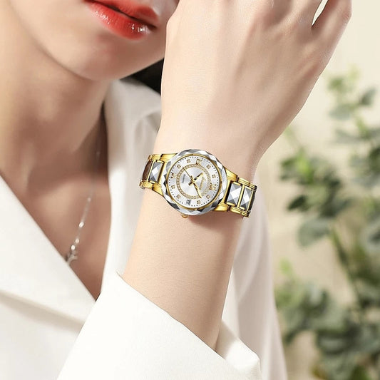  Women's Fashion Tungsten Steel Waterproof Quartz Love Gift Watch - Watches for Women - DYAVOR® 