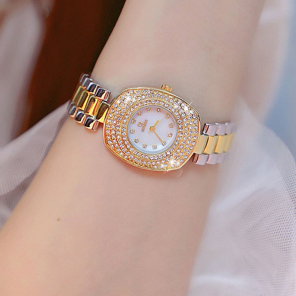  Women's Luxury Fashion Rectangle Full Rhinestone Quartz Watches - Watches for Women - DYAVOR® 