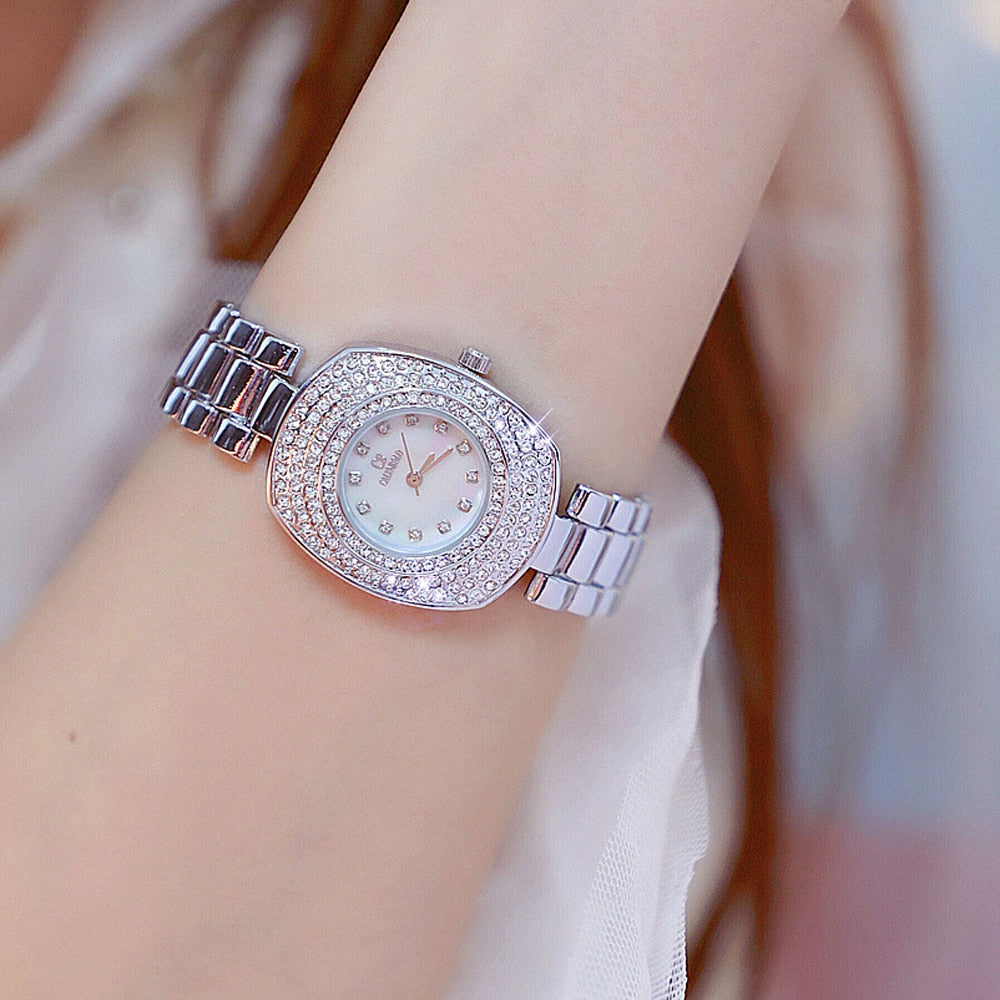  Women's Luxury Fashion Rectangle Full Rhinestone Quartz Watches - Watches for Women - DYAVOR® 