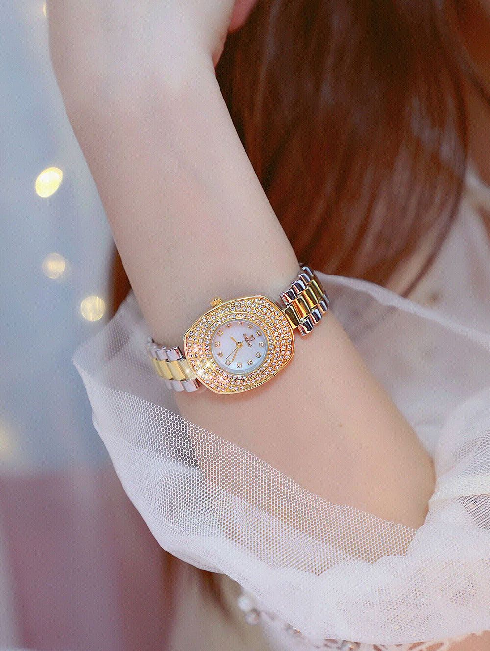  Women's Luxury Fashion Rectangle Full Rhinestone Quartz Watches - Watches for Women - DYAVOR® 