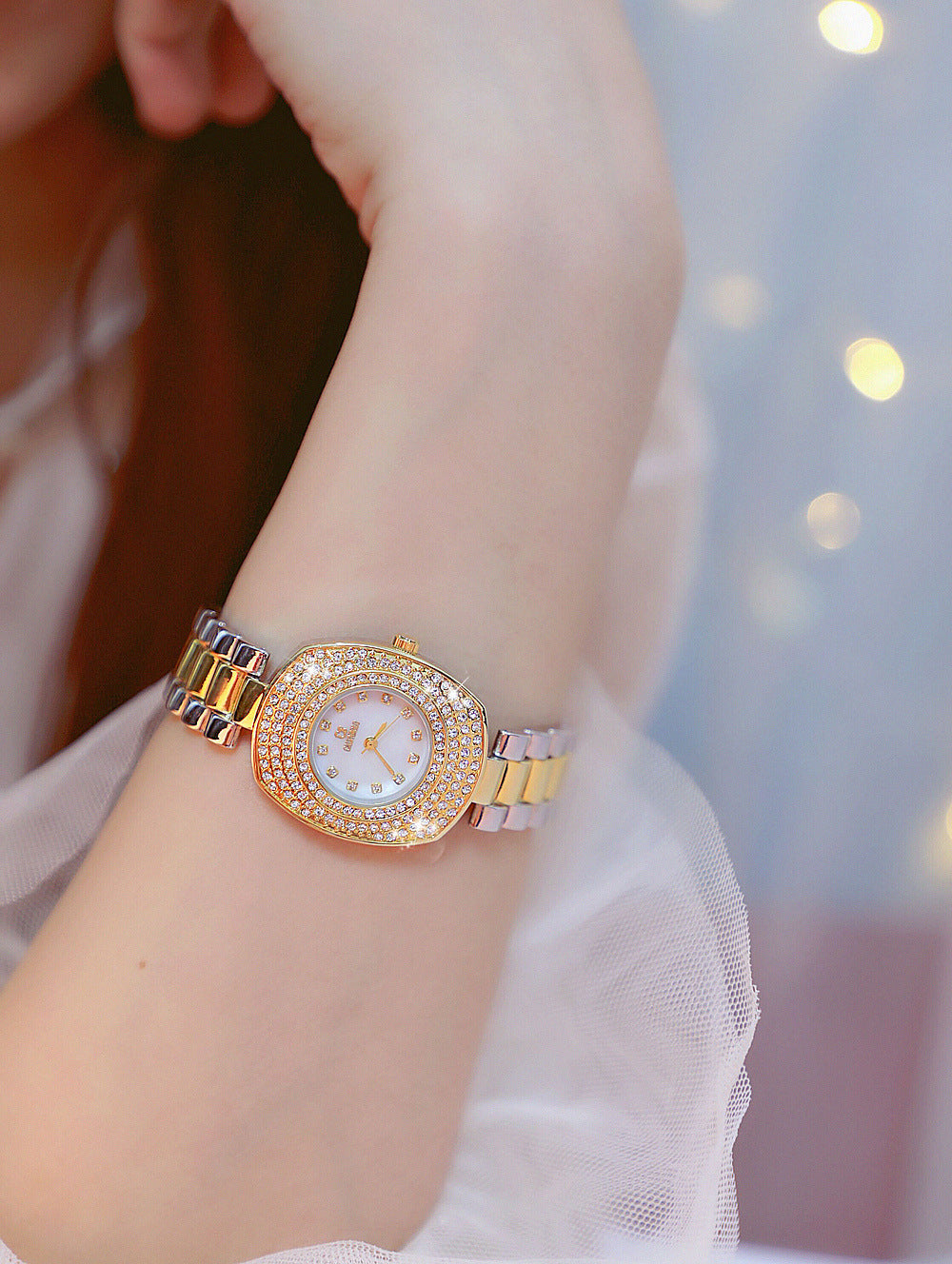  Women's Luxury Fashion Rectangle Full Rhinestone Quartz Watches - Watches for Women - DYAVOR® 