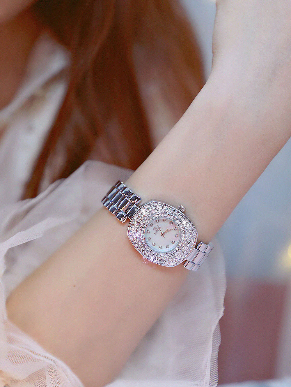  Women's Luxury Fashion Rectangle Full Rhinestone Quartz Watches - Watches for Women - DYAVOR® 