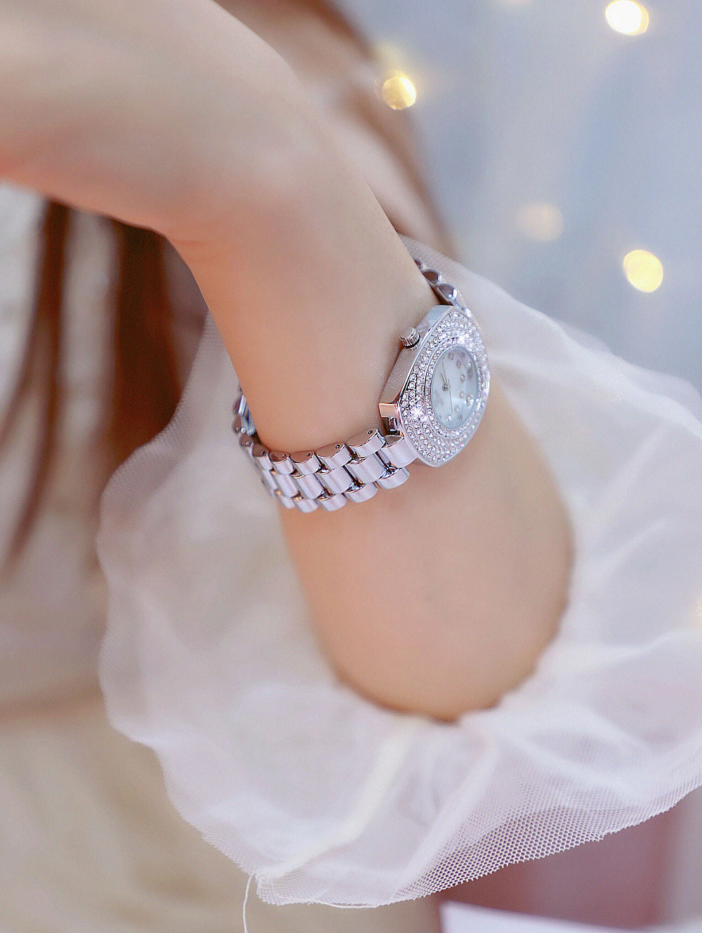  Women's Luxury Fashion Rectangle Full Rhinestone Quartz Watches - Watches for Women - DYAVOR® 