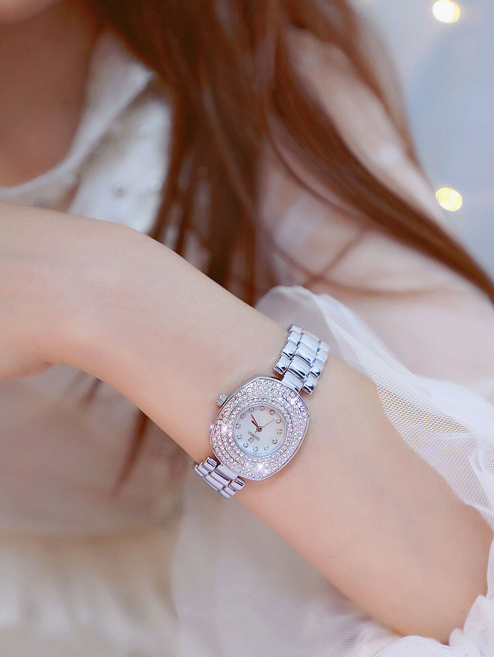  Women's Luxury Fashion Rectangle Full Rhinestone Quartz Watches - Watches for Women - DYAVOR® 