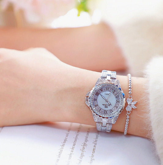  Women's Luxury Quartz Analog Stainless Steel Water Proof Watch - Watches for Women - DYAVOR® 