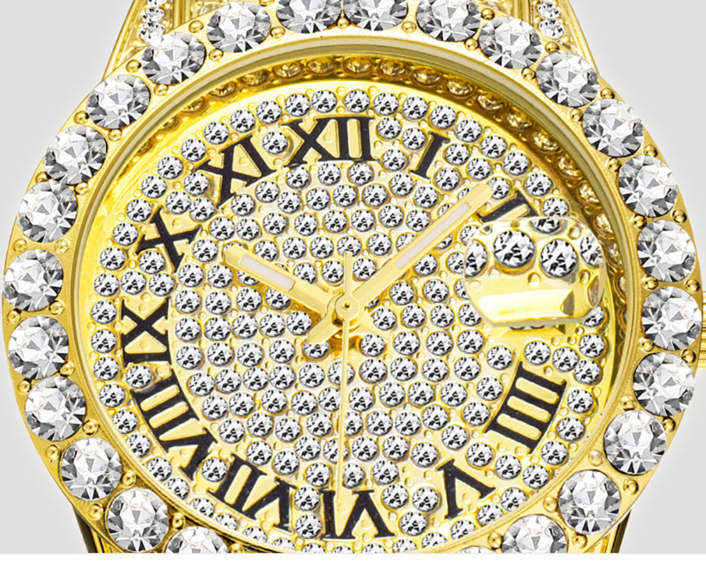  Women's Luxury Rhinestones Stainless Steel Hip Hop Charm Jewelry Watch - Watches for Women - DYAVOR® 