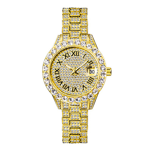  Women's Luxury Rhinestones Stainless Steel Hip Hop Charm Jewelry Watch - Watches for Women - DYAVOR® 