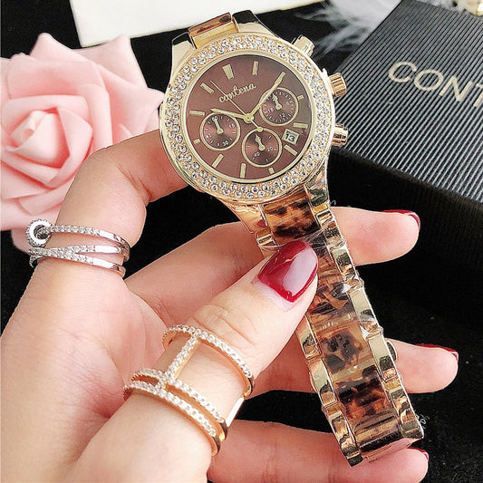  Women's Luxury White Fashion Stainless Steel Quartz Movement Watch - Watches for Women - DYAVOR® 