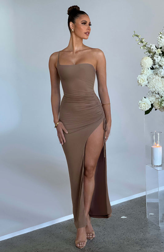  Zuri Maxi Dress - Chocolate - Dress - DYAVOR® 